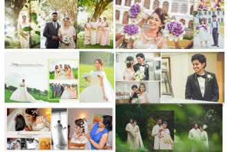 creative wedding album designs