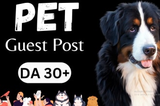 provide pets and animal guest post with dofollow animal pet backlink