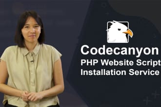 install codecanyon php script on your hosting server and customize