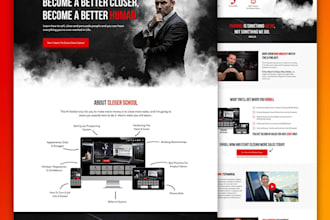 wix website design, wix landing page or redesign wix site