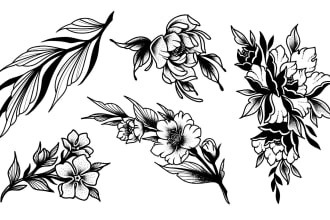 draw an original botanical design