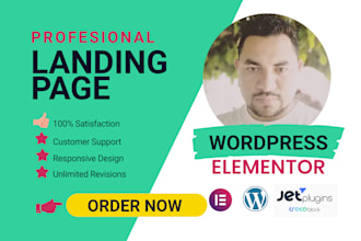 diseñar un sitio web de wordpress moderno con elementor