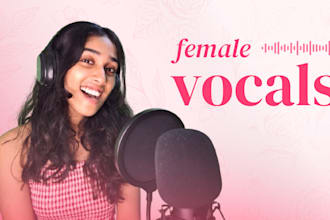 record professional female vocals for your song