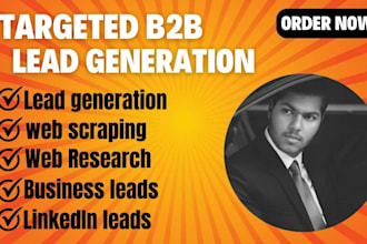do targeted b2b lead generation and web scraping