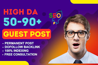 do high quality guest post, high da guest post and SEO