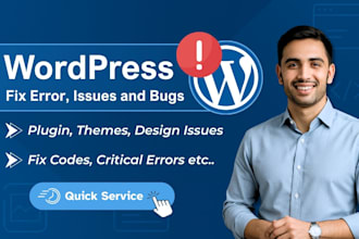 do any wordpress fix, critical error and wordpress bug fix