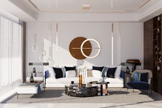 create 3d design, interior virtual staging and virtual renovation for you