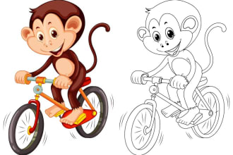 convert your photos into the colouring book
