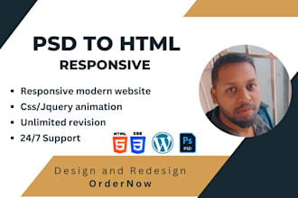 design unique and responsive website