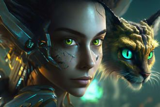 create ai generator character realist images mid journey
