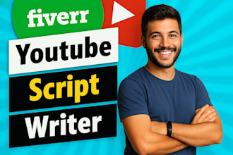 be your youtube video script writer, script, video script writer, scriptwriter