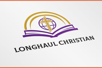 draw your premium religious, christian or church logo