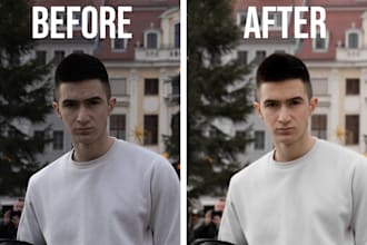 edit your profile picture in lightroom and photoshop