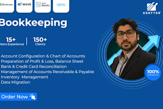 do bookkeeping in quickbooks online, quickbooks desktop, xero, wave, zoho