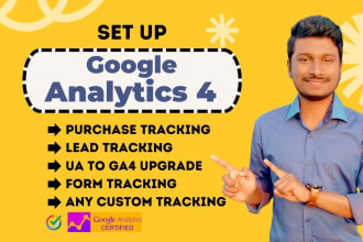 fulfill your google analytics 4, ga4 ecommerce tracking, event tracking via GTM