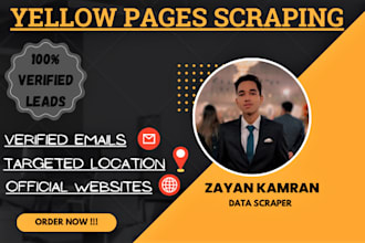 do yellow pages scraping from targeted location