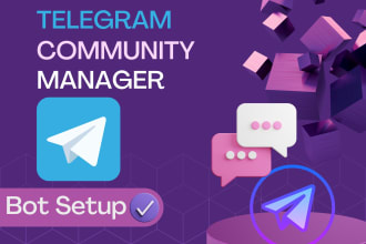 be telegram manager moderator and rose bot setup