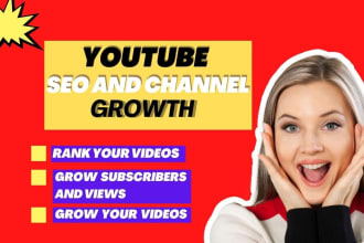optimize your youtube video SEO and channel growth