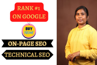 do complete onpage SEO optimization to rank your website higher on google