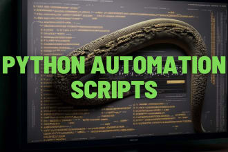 create custom python scripts for automation and for anything
