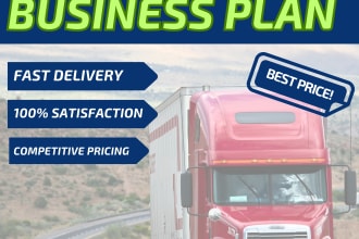write a trucking, and transportation business plan