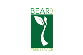 create a simple traditional logo design for bear co tree service