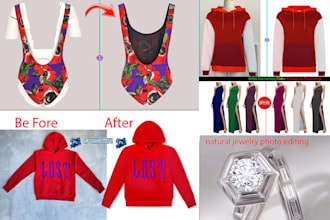 do ghost mannequin,object removing, wrinkle removing