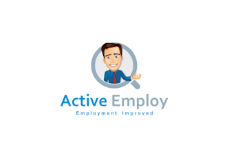 design a mascot classy worthy logo for employment of the future