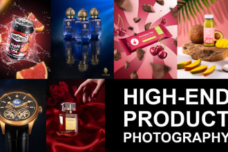 do professional high end product photography and videography
