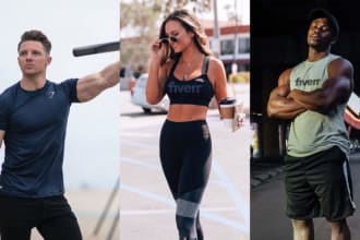 place your company name or logo on  fitness models