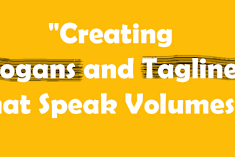 create a professional slogans and taglines for your busines