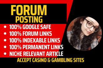 do forum posting and forum backlinks