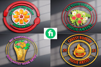 design restaurant, bar, coffee shop, bakery, fast food logo