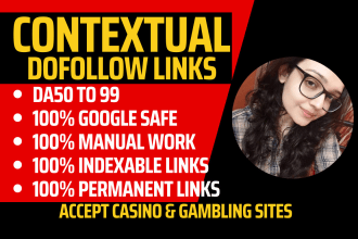do high quality seo contextual dofollow backlinks