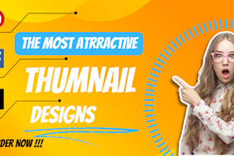 create eye catching youtube thumbnail in 1 hour
