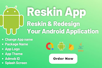 reskin android app and redesign or modify codecanyon apps