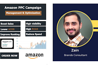 setup manage amazon PPC campaign and do amazon PPC campaign ads optimization