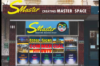 design attractive banners, posters and window graphics