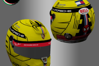 design custom helmets for assetto corsa