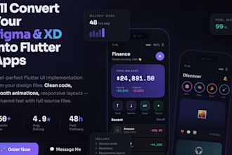 convert your figma or xd design to pixel perfect flutter UI