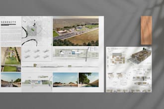design your architecture board or poster presentation