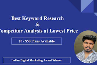 do best SEO keyword research and competitor analysis