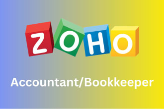your monthly accounting bookkeeper in zoho books software