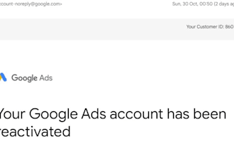 reactivated your suspended google ads account