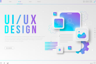 do website ui ux design, web ui design, ui ux design, wireframe