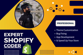 expert shopify coder, bug fix, optimization, customization, speed boost