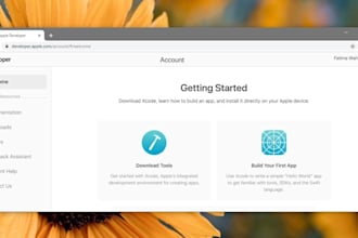 deliver apple developer account for you
