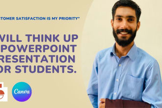 think up a powerpoint presentation for students