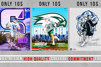 design impressive college commitment edits