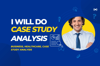 provide professional business, healthcare, and case study analysis in apa